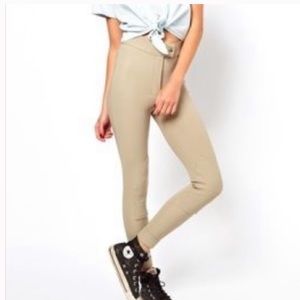 American Apparel Tan Riding Pants